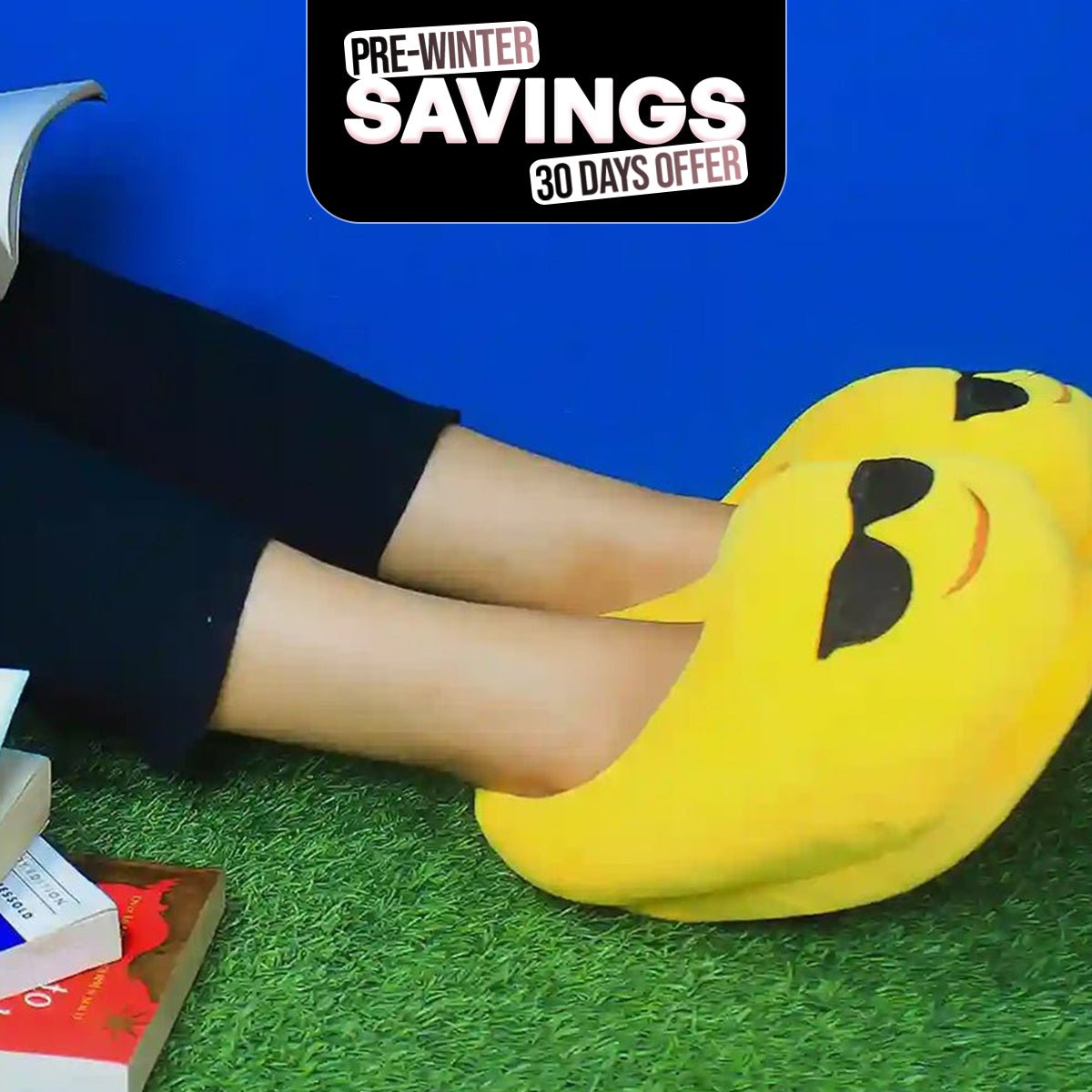 Cool Shade Emoji Slippers Warm & Comfortable - Marsa official
