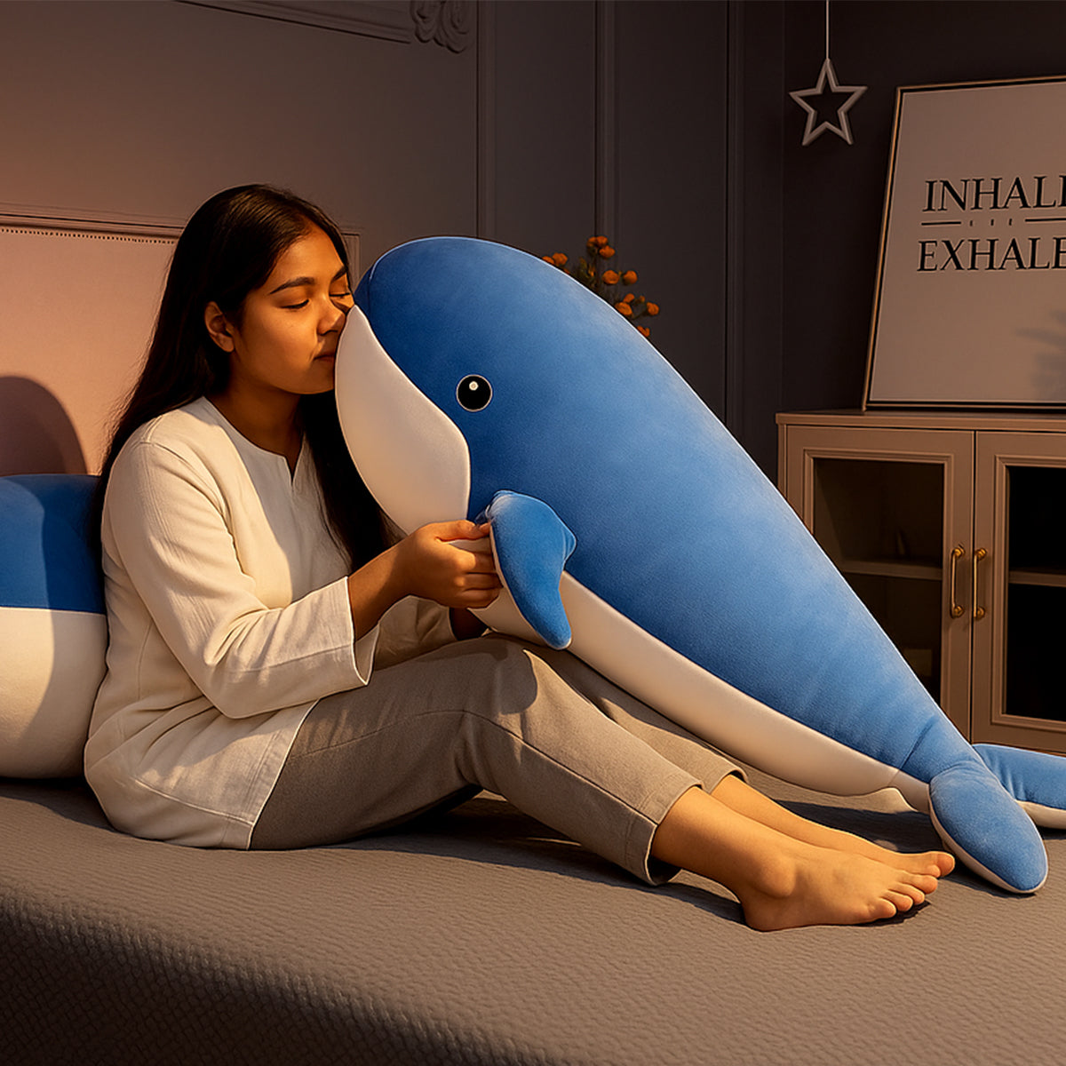 Cloud Piece Whale Plush