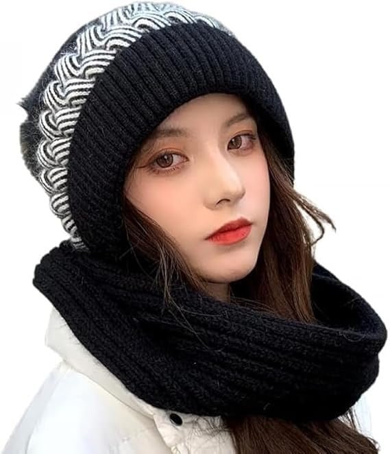 Winer Cap with Scarf Fleece Warmer - Marsa official