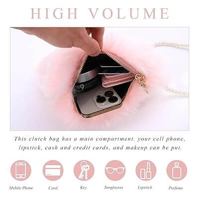 Ynport Faux Fur Bag for Women - Marsa official