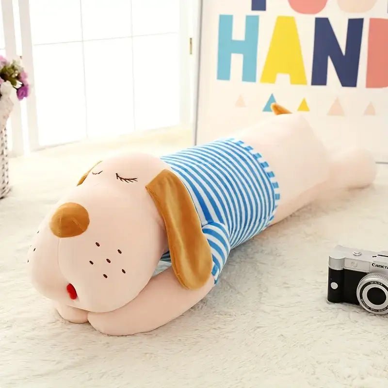 Long Body Loyal Buddy Dog Plush – Soft Hugging Stuffed Toy by Marsa for Kids & Dog Lovers