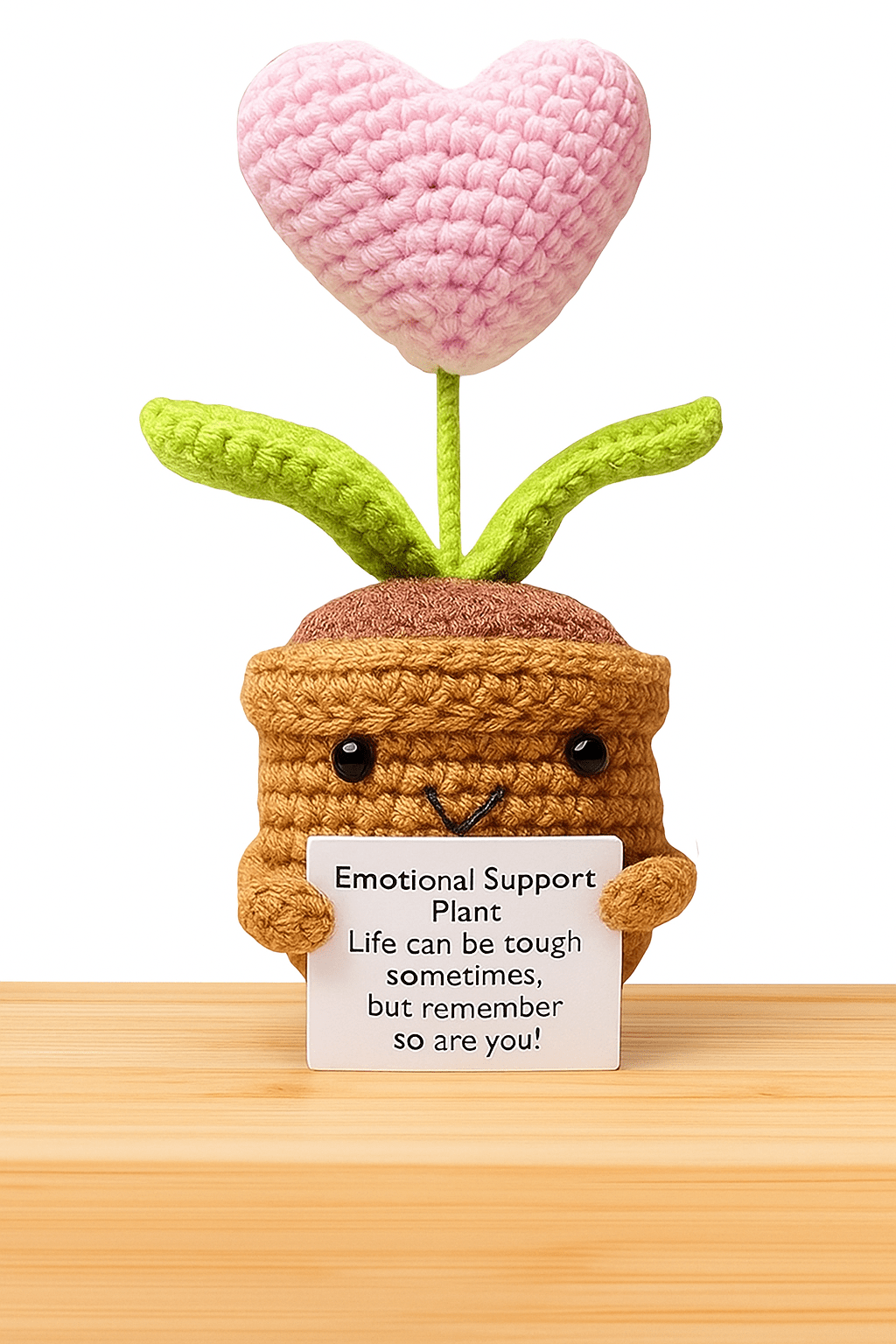 Sunflower Crochet Doll with Love Heart - Marsa official