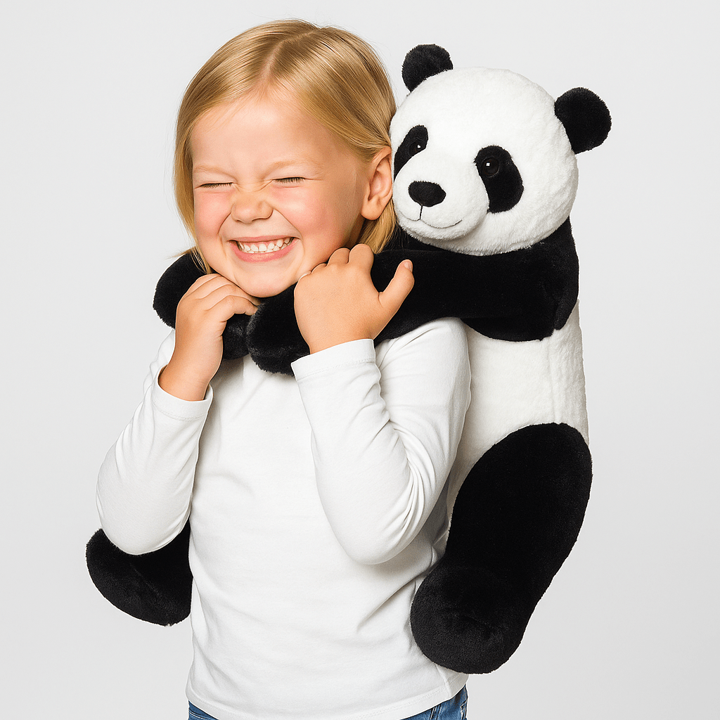 Lazy Panda Plush Toy – Soft & Relaxed Stuffed Animal by Marsa for Kids & Gifts