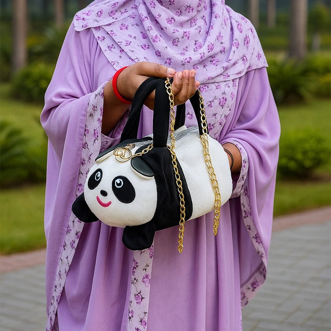 PandaPal Fluffy Double Pocket HandBag - Marsa official