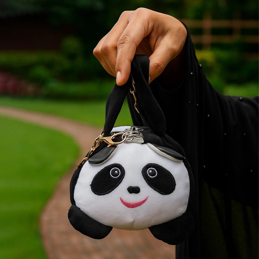 PandaPal Fluffy Double Pocket HandBag - Marsa official