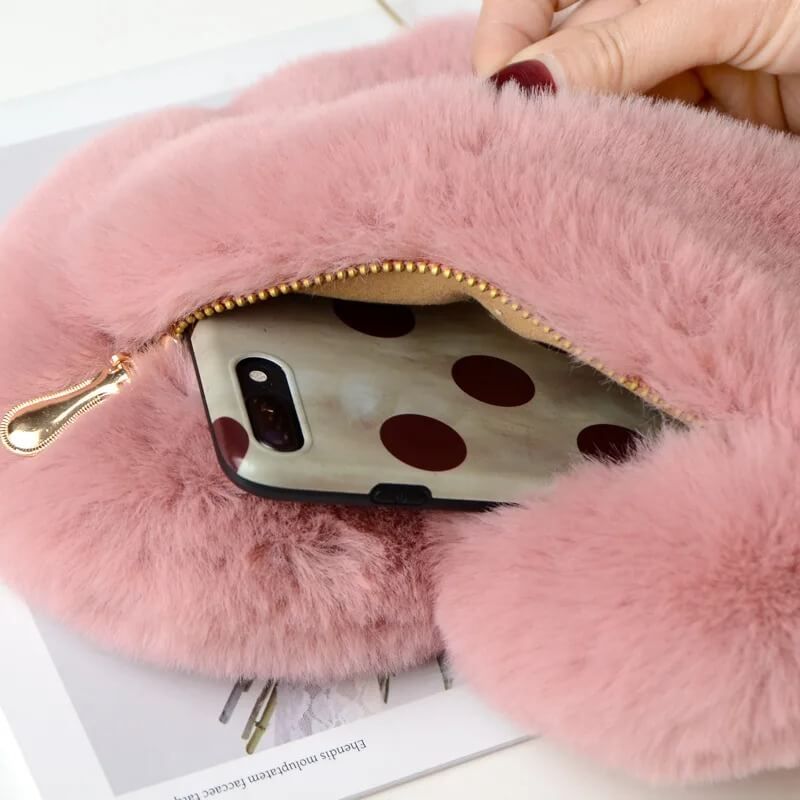 Fluffy Heart Shaped Handbag - Marsa official