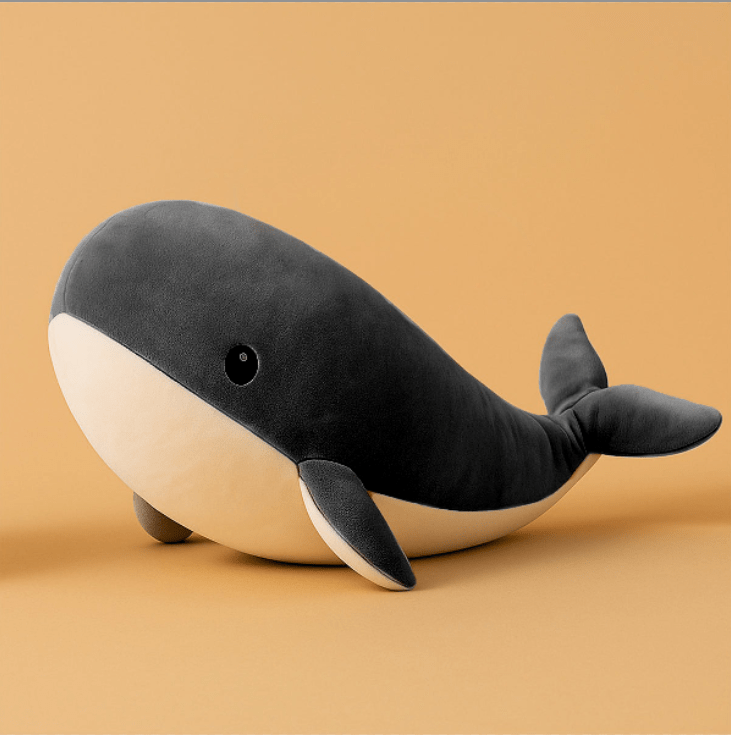 Cloud Piece Whale Plush – Soft & Dreamy Stuffed Toy by Marsa for Kids & Decor