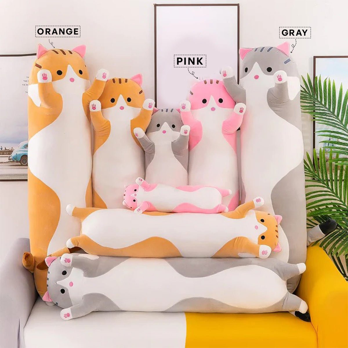 Soft Plush Cat Toy Pillow - Marsa official