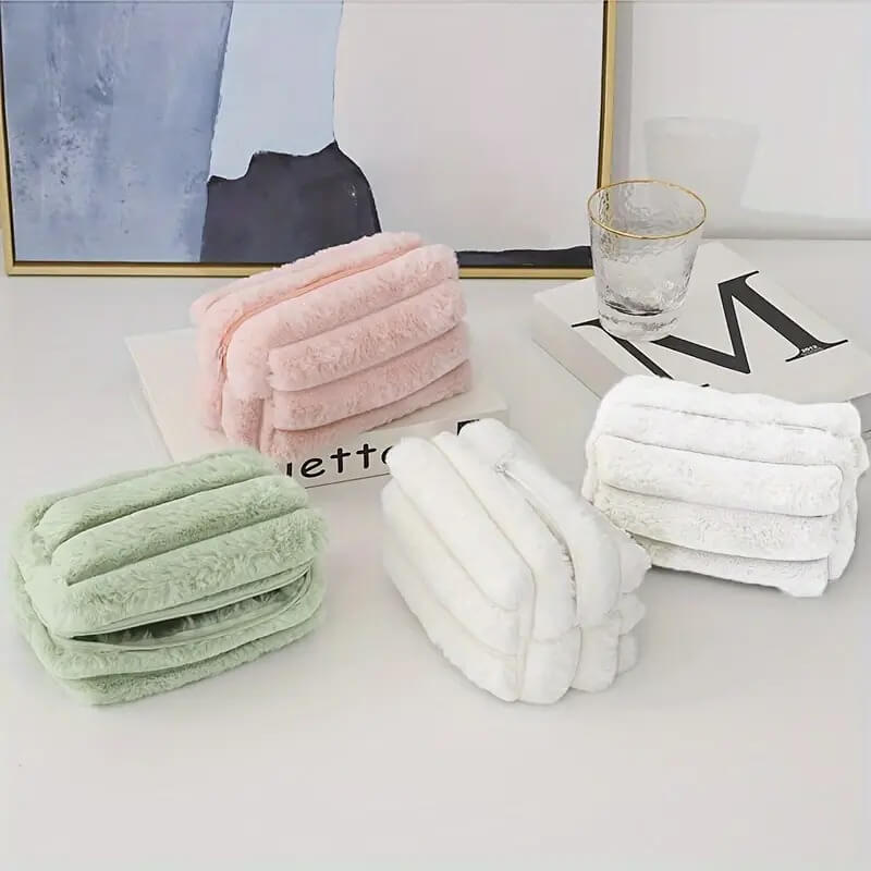 Fur Plush Makeup Bag - Marsa official