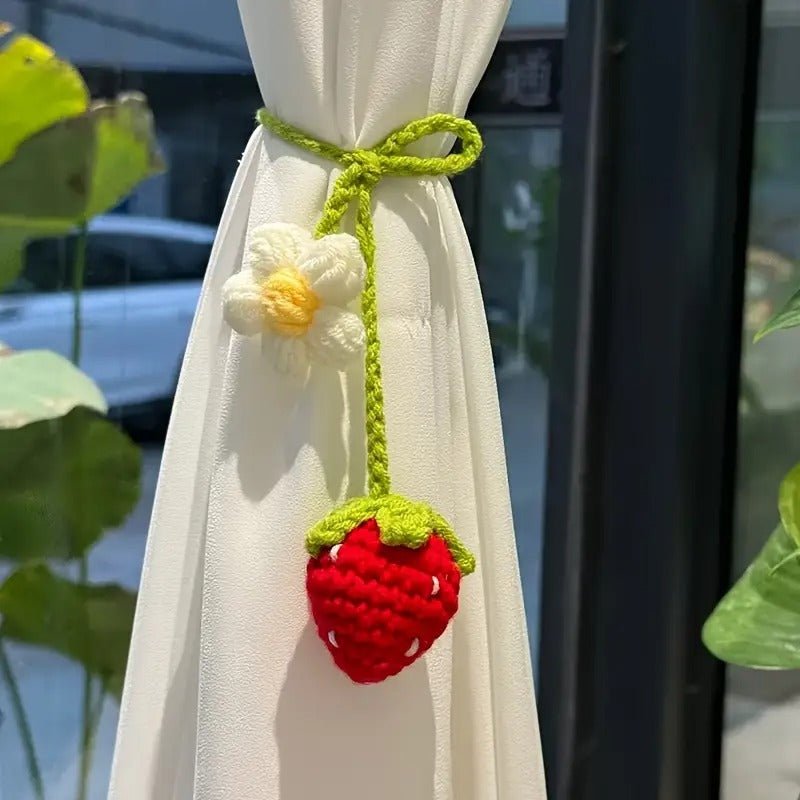 1pc Handmade Curtain Tie – Decorative Wool Tieback for Curtains by Marsa
