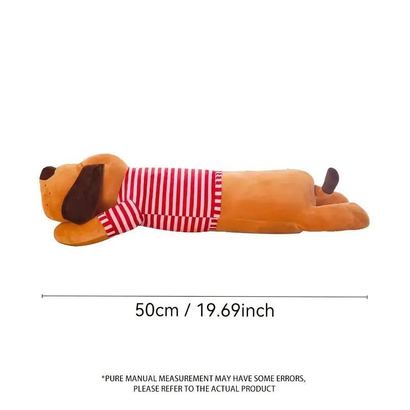Long Body Loyal Buddy Dog Plush – Soft Hugging Stuffed Toy by Marsa for Kids & Dog Lovers