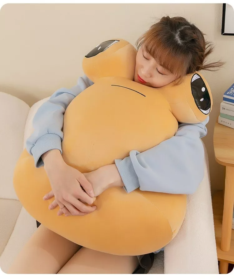 Your Healing Support -  Alien Pou Plush Toy - Marsa official : "Your Healing Support Alien Pou plush toy with big eyes and soft fleece texture.